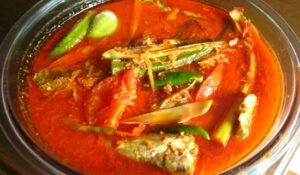 Asam pedas ikan tenggiri