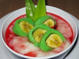 Es pisang ijo