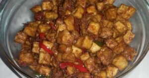 Sambel goreng tahu tempe