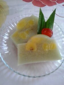 Silki puding kolak pisang