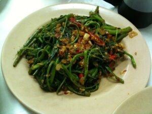 Tumis kangkung terasi