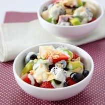 Salad buah saus smoothies