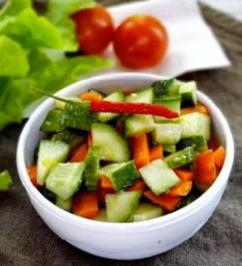 Salad mentimun wortel