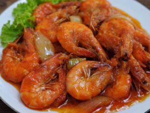 Udang saus Padang